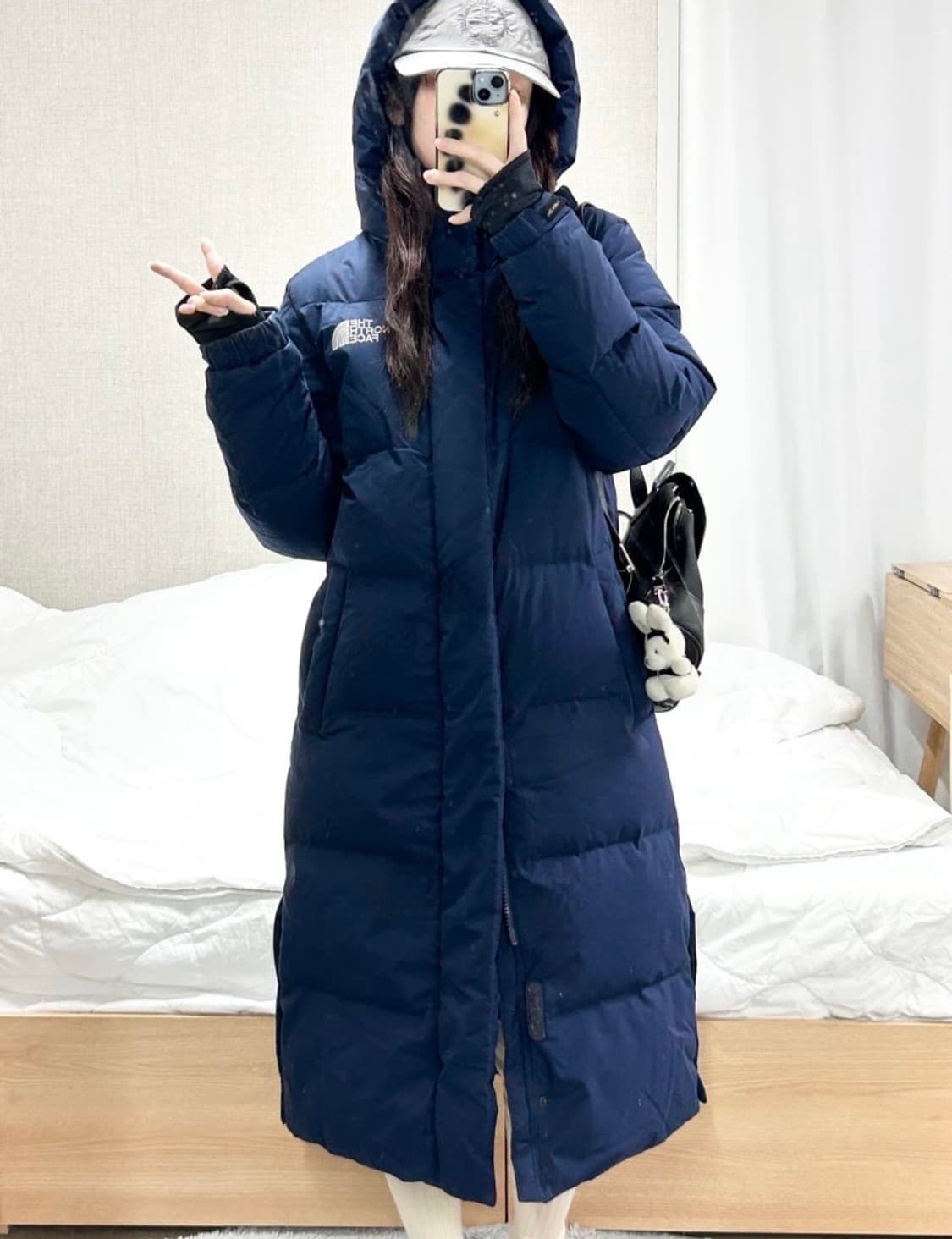 노스페이스 눕시 롱패딩 네이비 빈티지 아우터 나이키 아디다스 상품이미지1