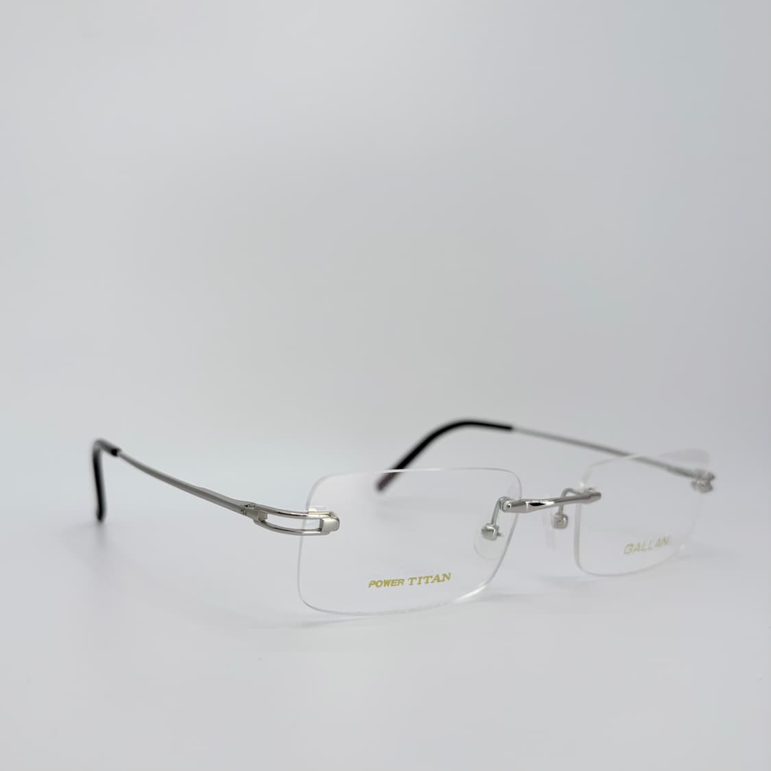 GALLAN 사각 실버 티타늄 무테 상품이미지2