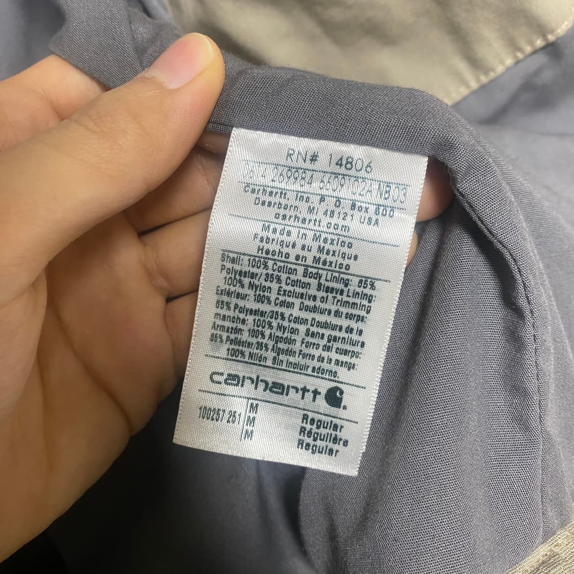 칼하트 디트로이트 워크자켓 M 상품이미지5