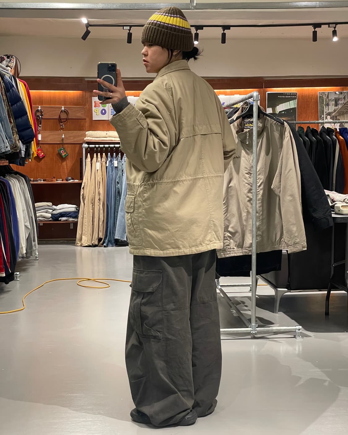 빈티지 사파리 헌팅 자켓 상품이미지3