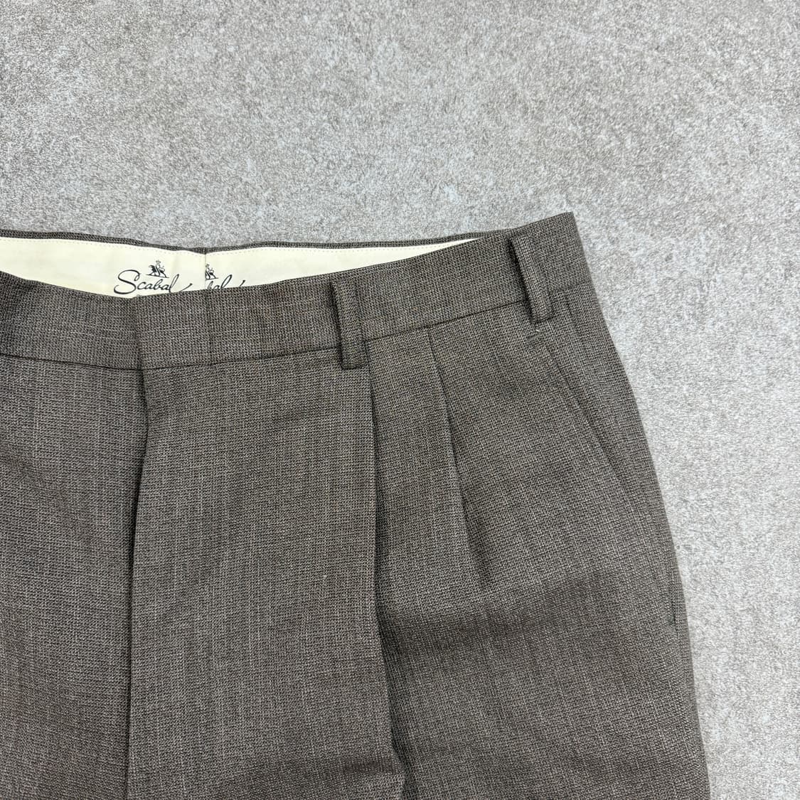 일본빈티지 스카발 원단의 맞춤제재 수트 상품이미지6