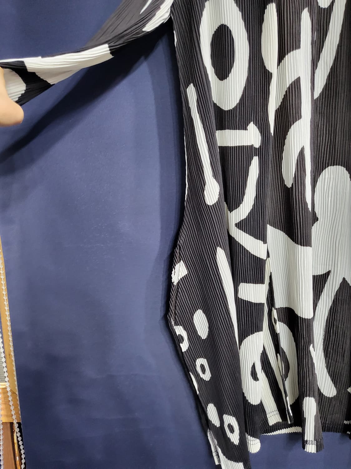 이상봉 에디션 플리츠 오픈 가디건 상품이미지2