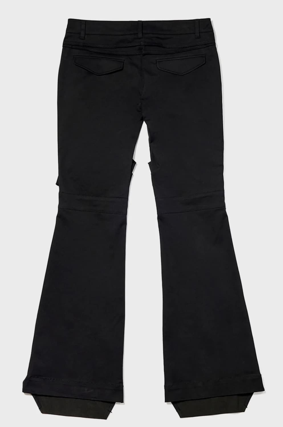 오픈와이와이 GATHERED BOOTCUT PANTS (BLACK) 상품이미지2