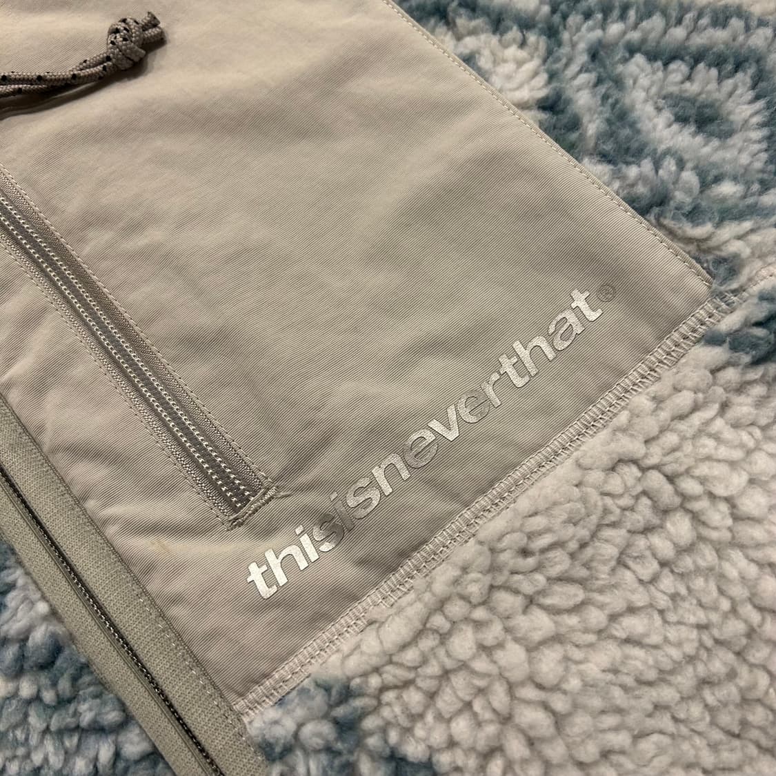 [L] 디스이즈네버댓 패턴 플리스 후리스 자켓 상품이미지3