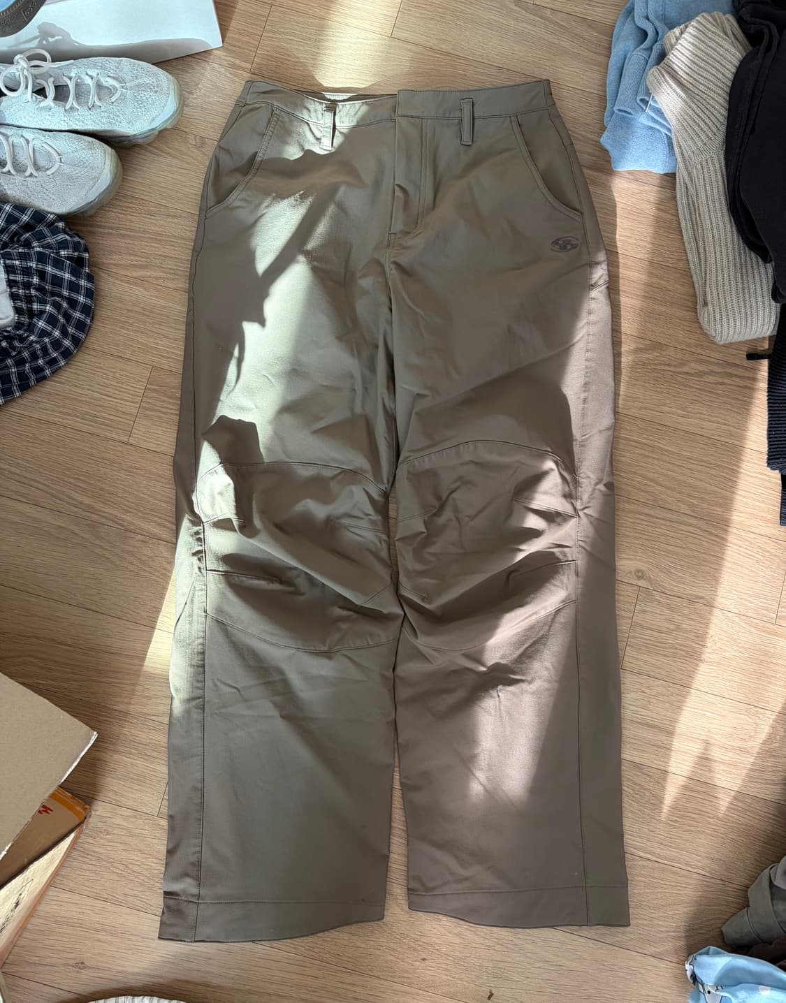 [1]산산기어 패널드 다트 팬츠 애쉬 브라운 - 23FW 상품이미지2