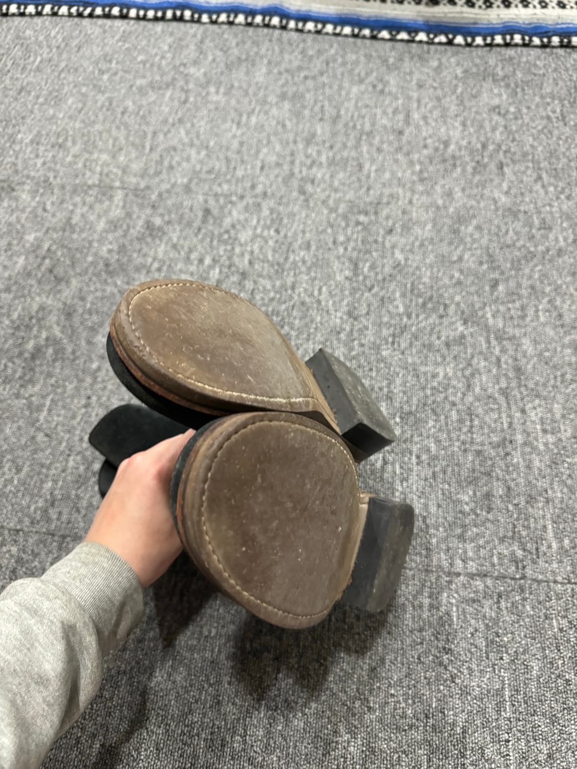 빔즈 페코스 스웨이드 블랙 웨스턴 부츠 265 상품이미지10