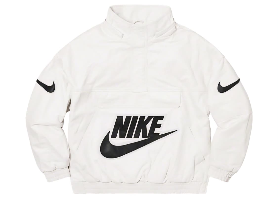 [L] 슈프림 x 나이키 레더 아노락 화이트 - 19FW 슈프림 아노락 상품이미지3