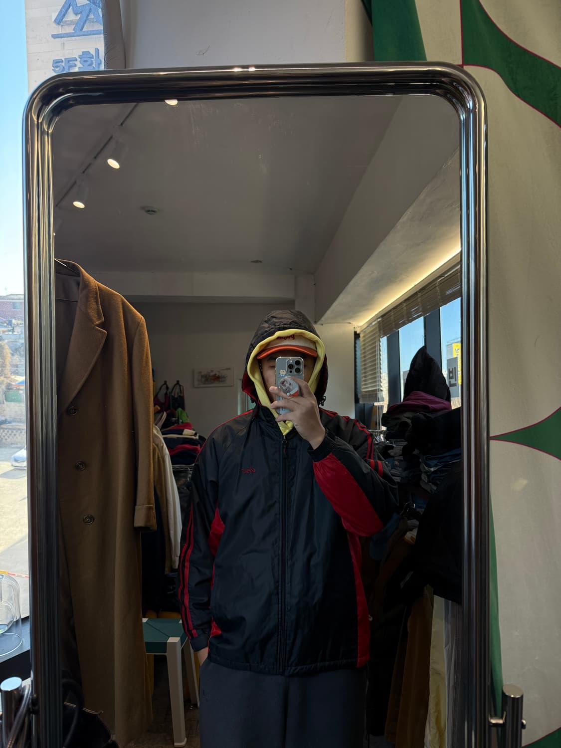 아식스 센터로고 바람막이 110 XXL 상품이미지6