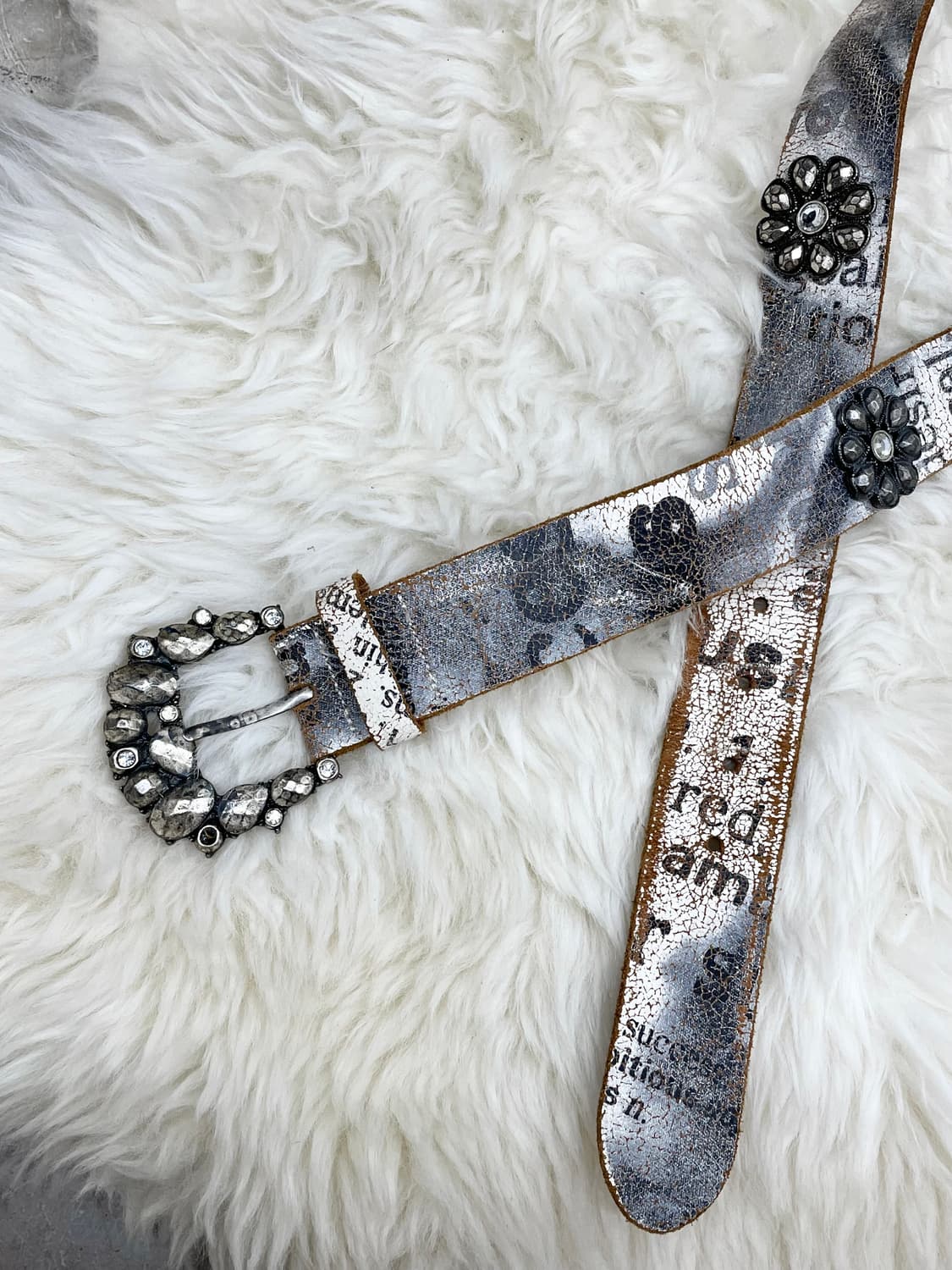 리얼레더 오리엔탈 스터드 버클 벨트 상품이미지6