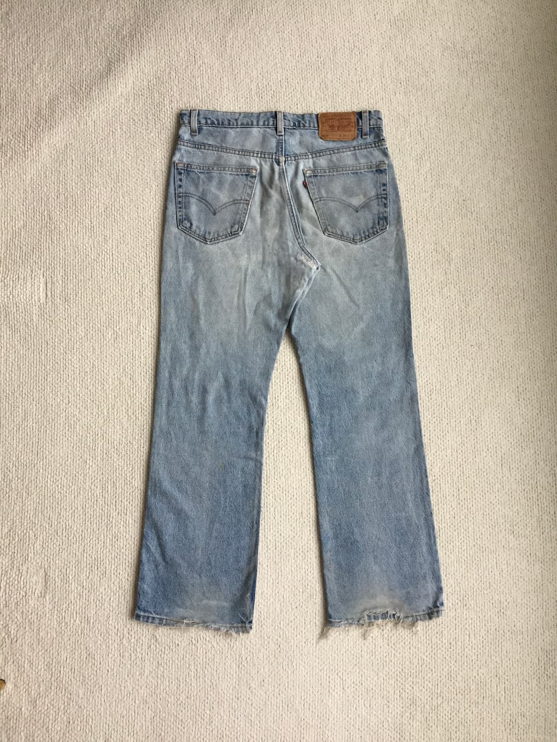 90‘s levis 517 부츠컷 히피 보로 리페어 굿페이딩 굿사이즈 상품이미지5