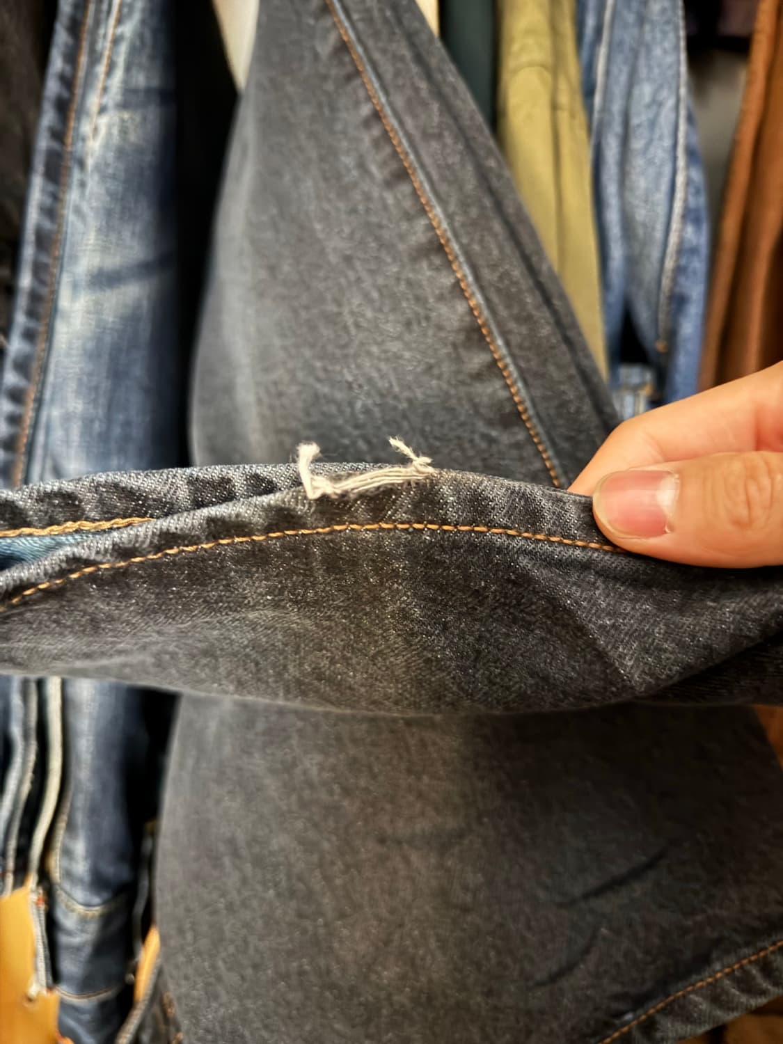 디스이즈네버댓 레귤러진 네이비 XL 상품이미지3