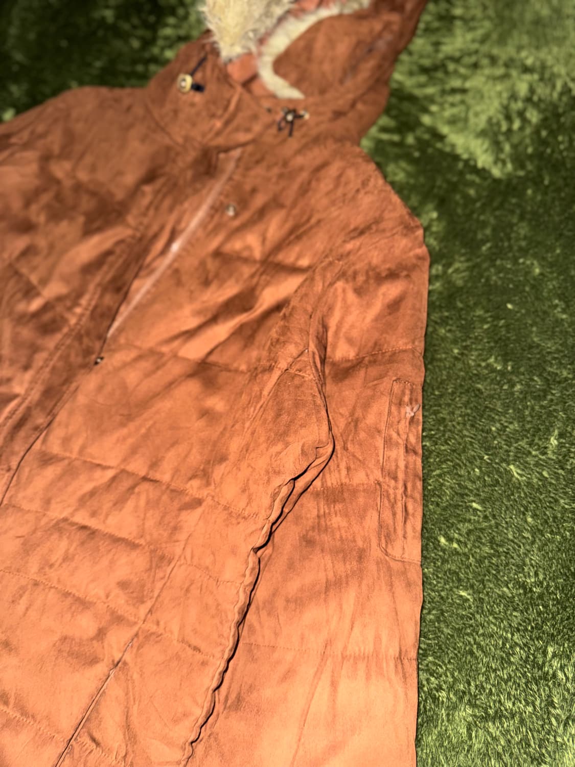 [L] L.L.Bean 엘엘빈 우먼즈 투웨이 퍼 패딩 코트 카멜 상품이미지6