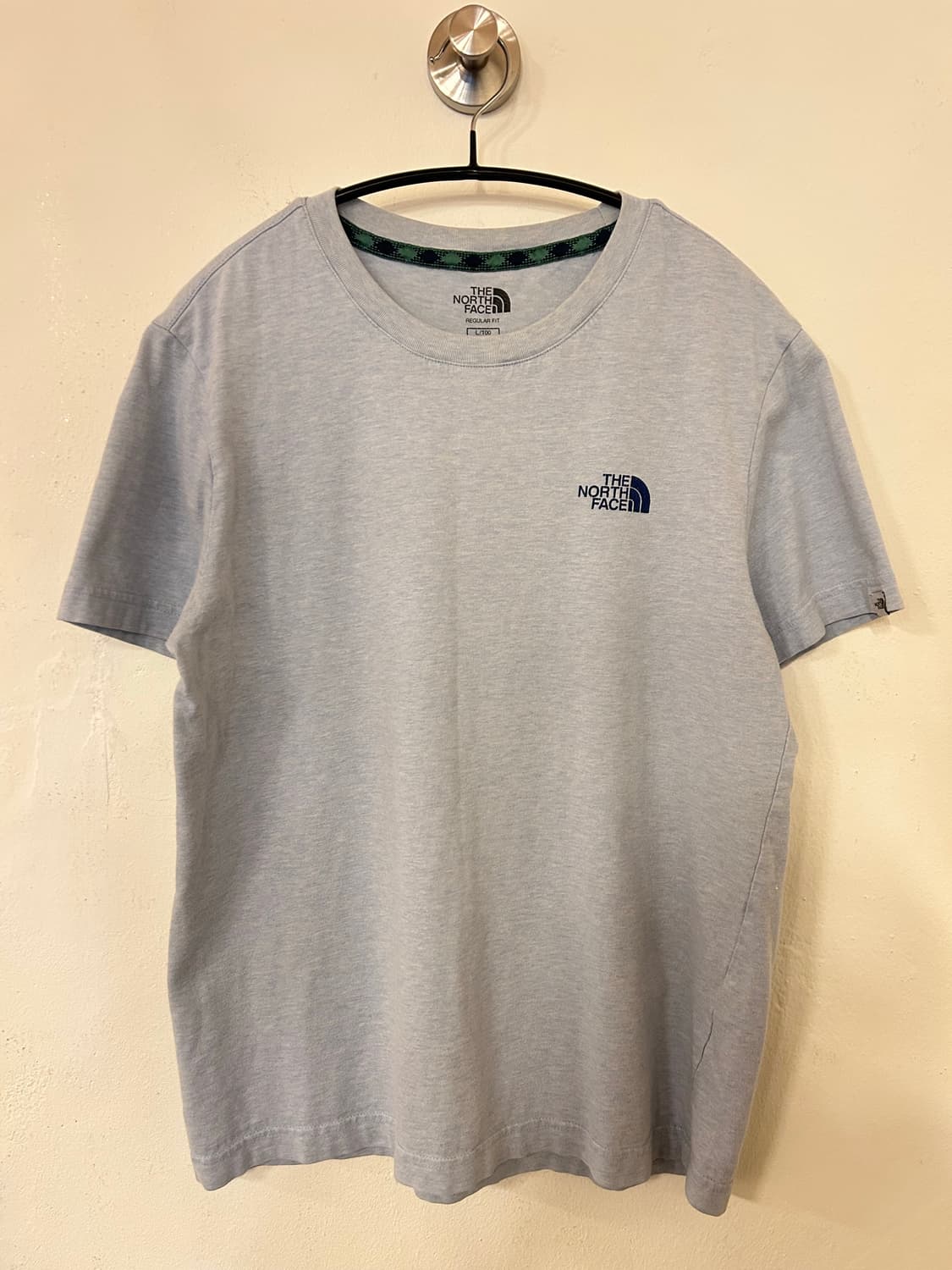 노스페이스 반팔티 L(100) 연하늘 상품이미지1