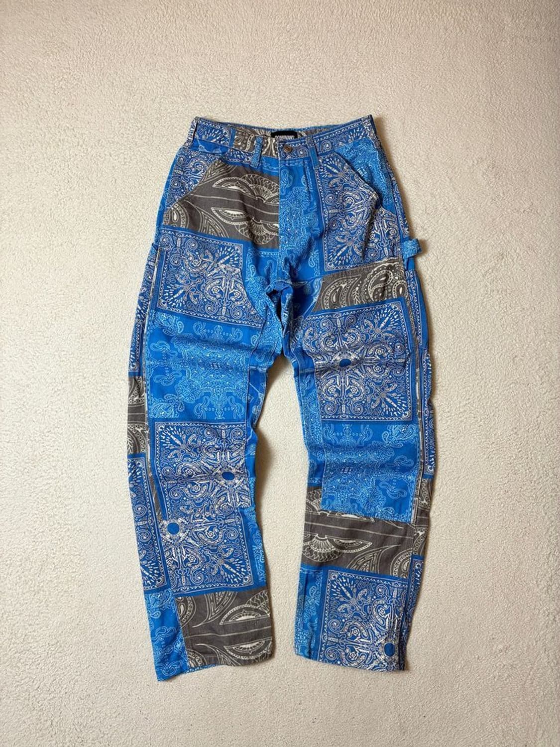 도미넌트 21FW 페이즐리 세미와이드 카펜터 팬츠 PN7916 상품이미지1