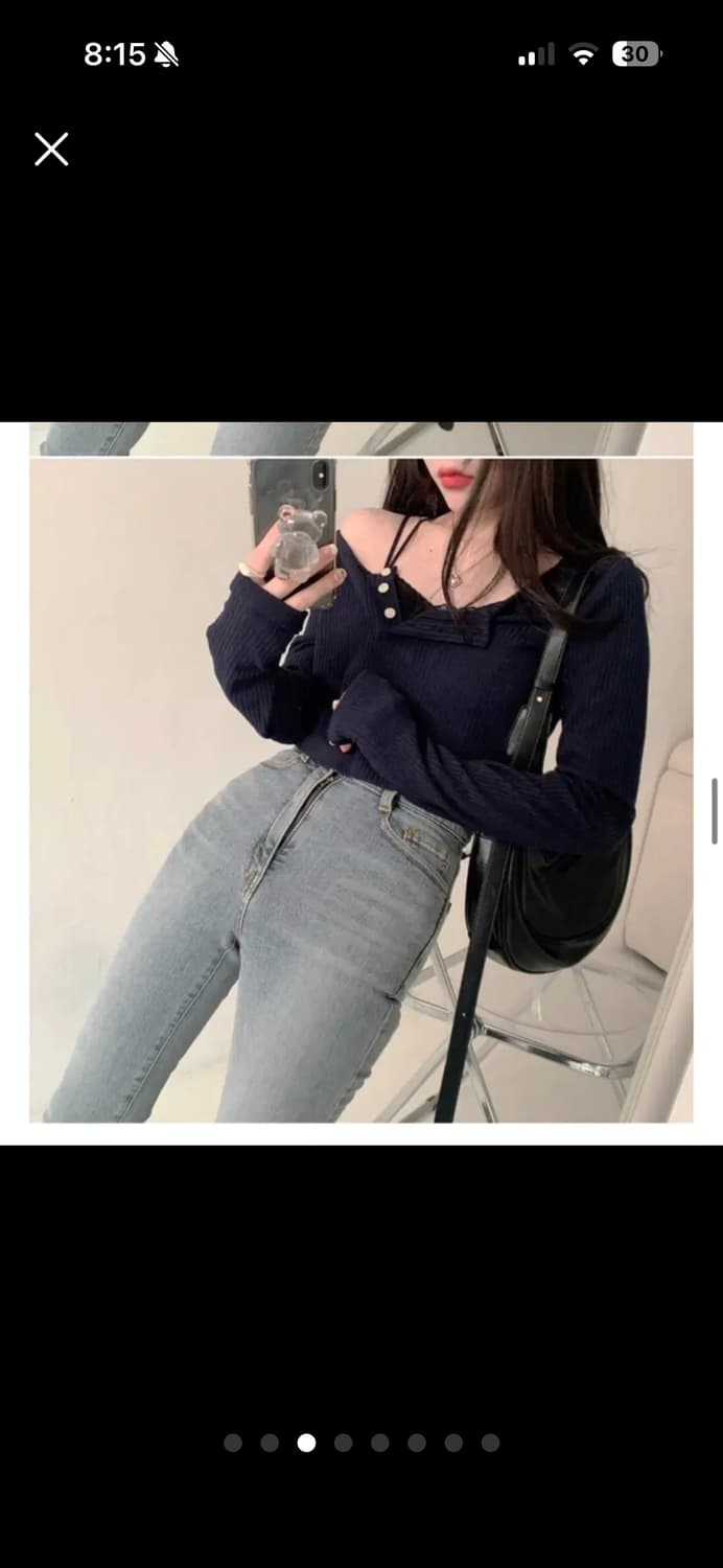 미니포에 먼트 스키니 데님팬츠 XS 새상품 메이드 스키니진 상품이미지2