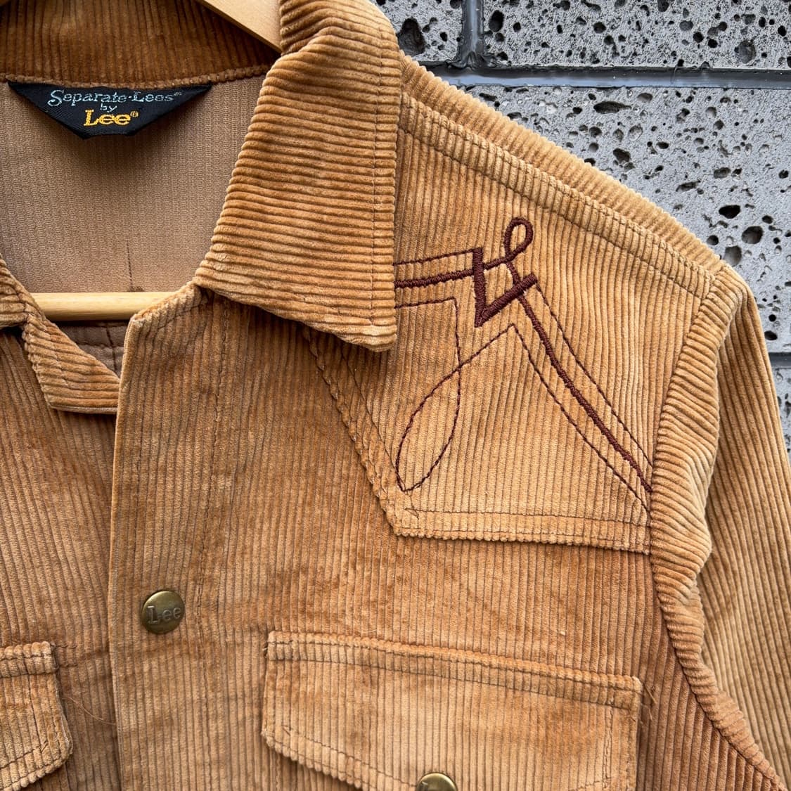 80s USA 리 Lee Separate-Lees 코듀로이 웨스턴 자켓 상품이미지6