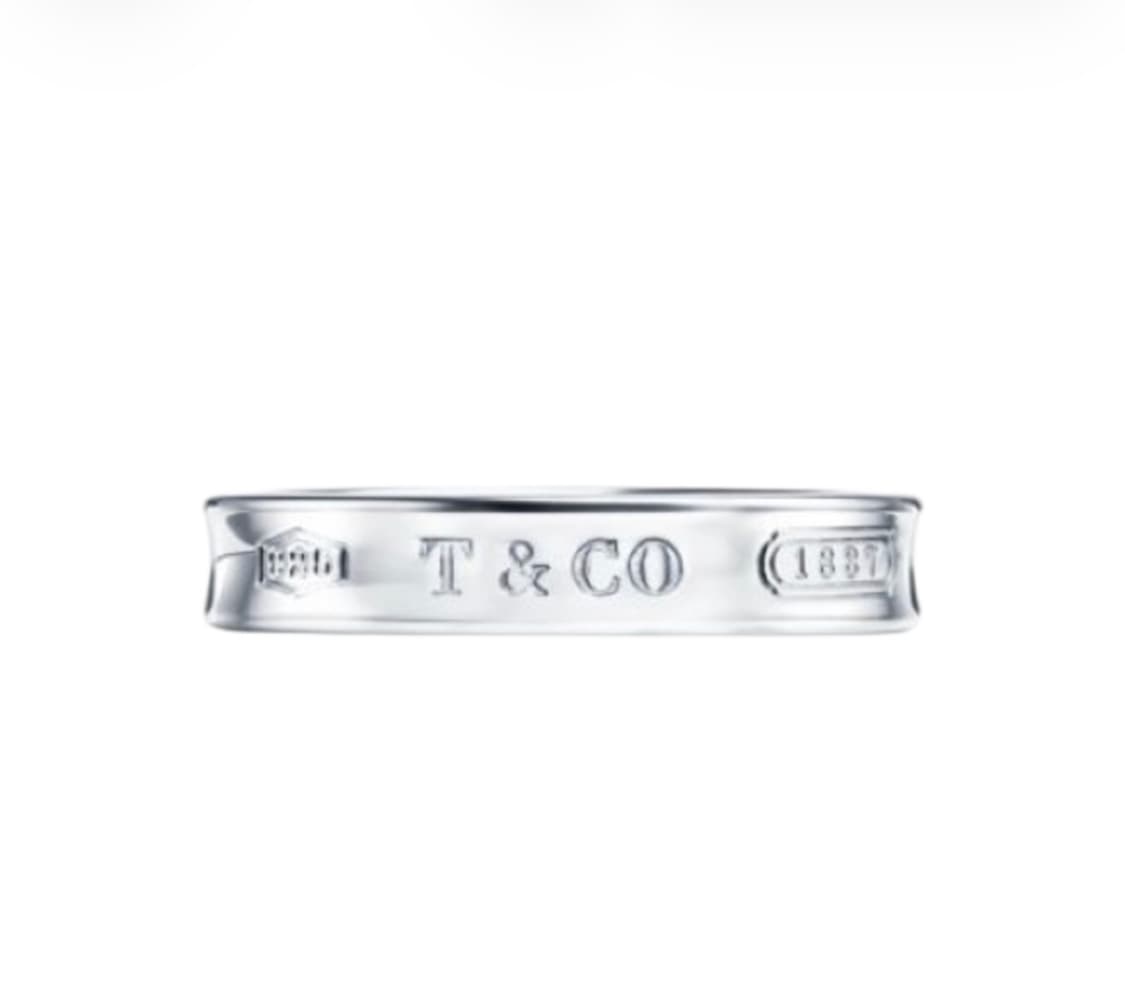 티파니 앤 코 1837 링 네로우 실버 상품이미지2