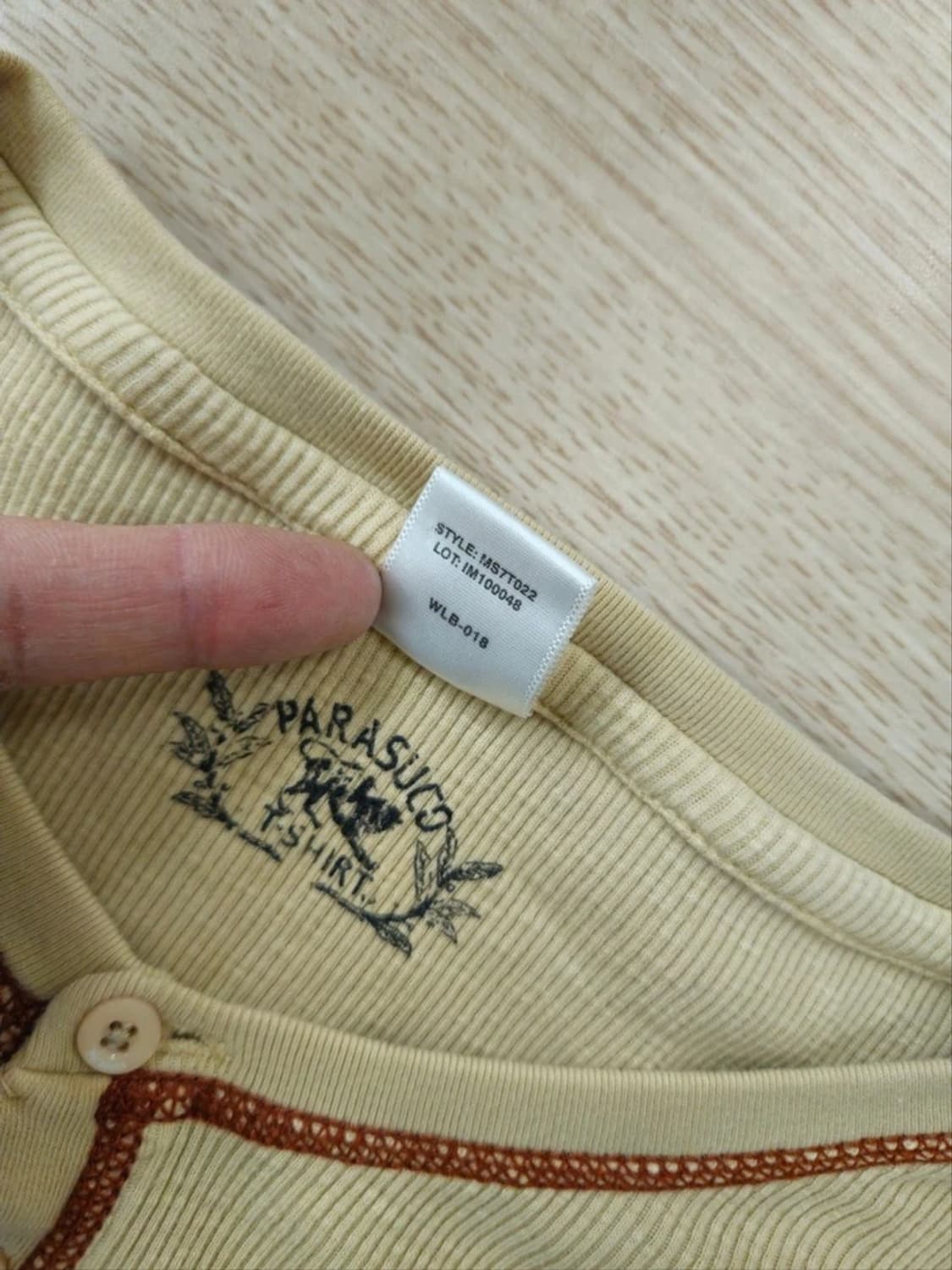 파라수코 00's 헨리넥 오리엔탈 롱 슬리브 PN8932 상품이미지7