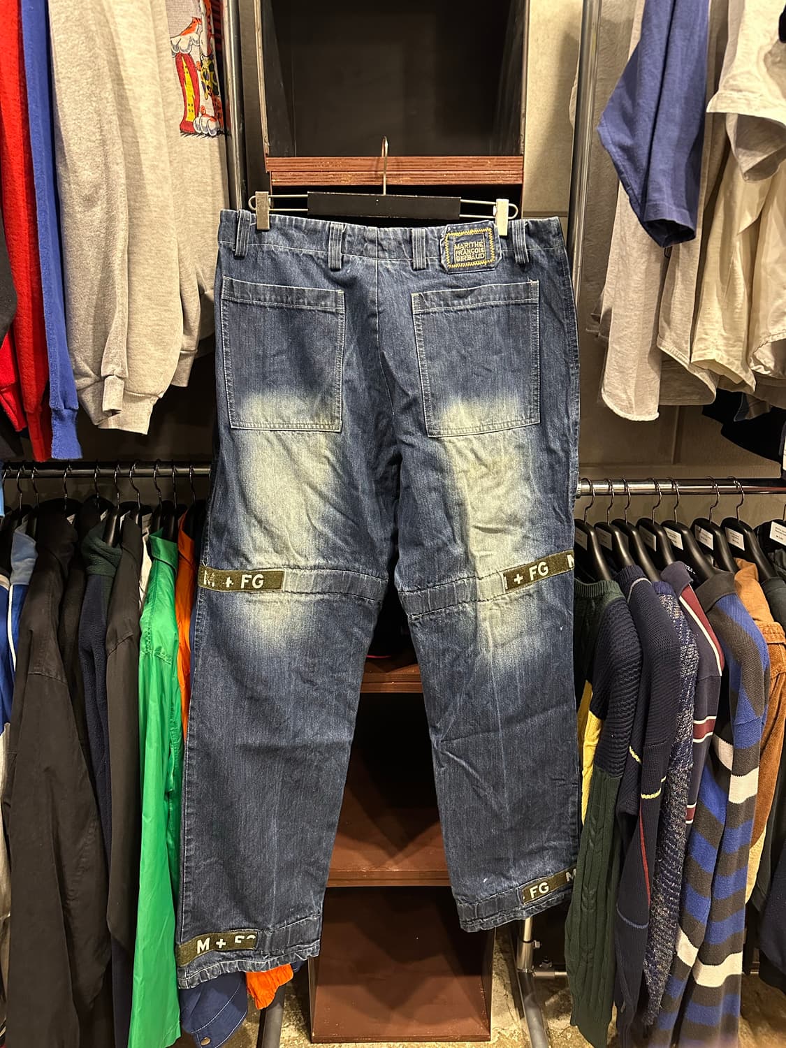 빈티지 마리떼 프랑소와 저버 벨크로 데님팬츠  상품이미지2