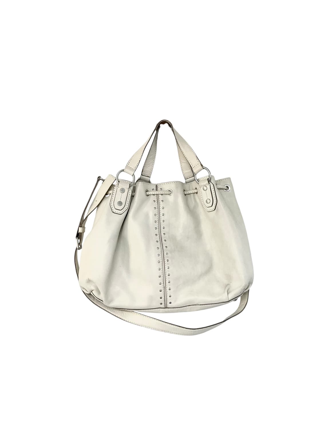 마이클코어스 화이트 스터드 백 상품이미지3