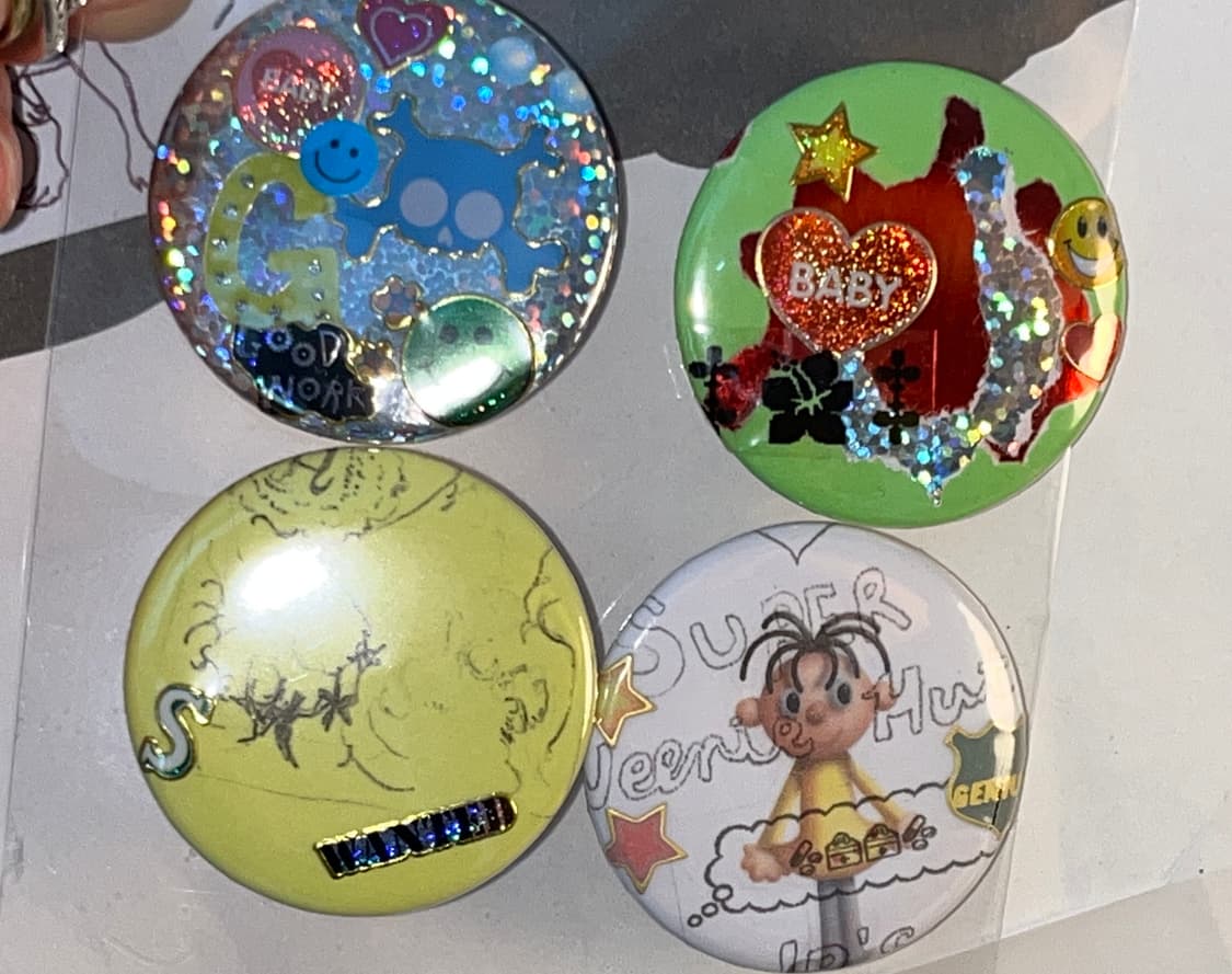 뱃지 핀버튼 브로치 {4🅔🅐-1🅢🅔🅣} 상품이미지3