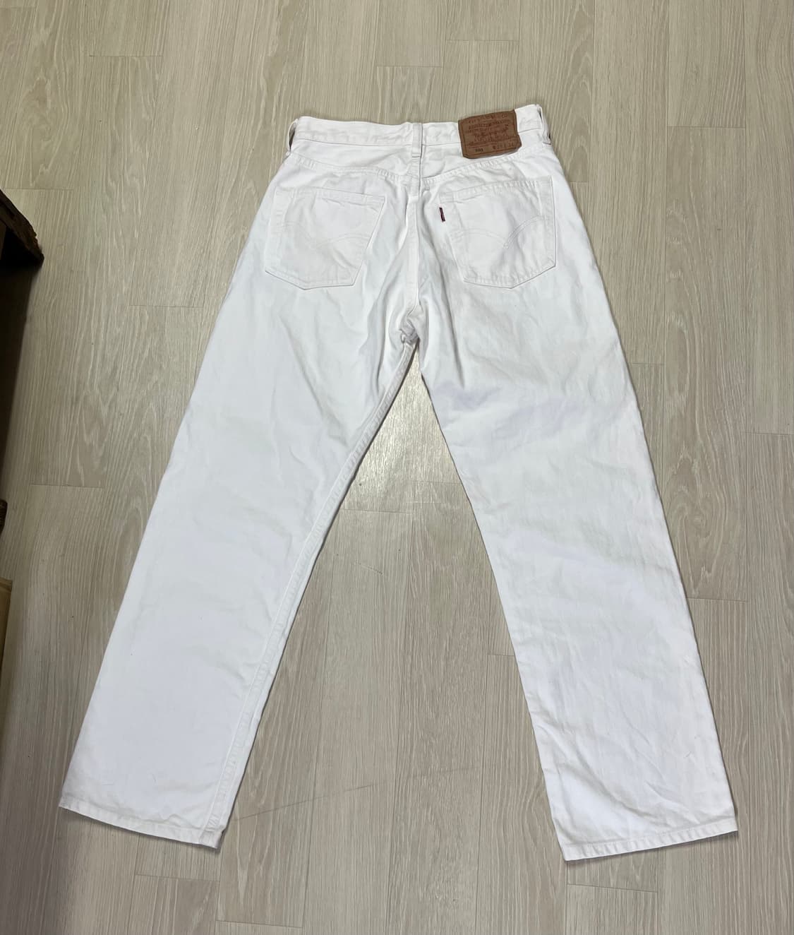 리바이스 501 크림진 여성 바지 상품이미지4