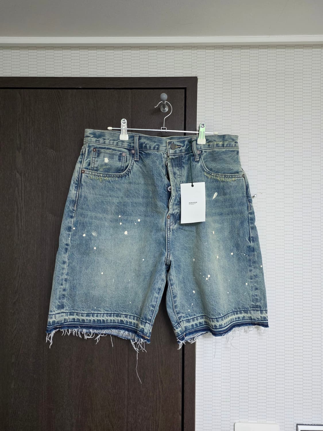 비헤비어 523S 셀비지 데님 쇼츠 4사이즈 상품이미지1