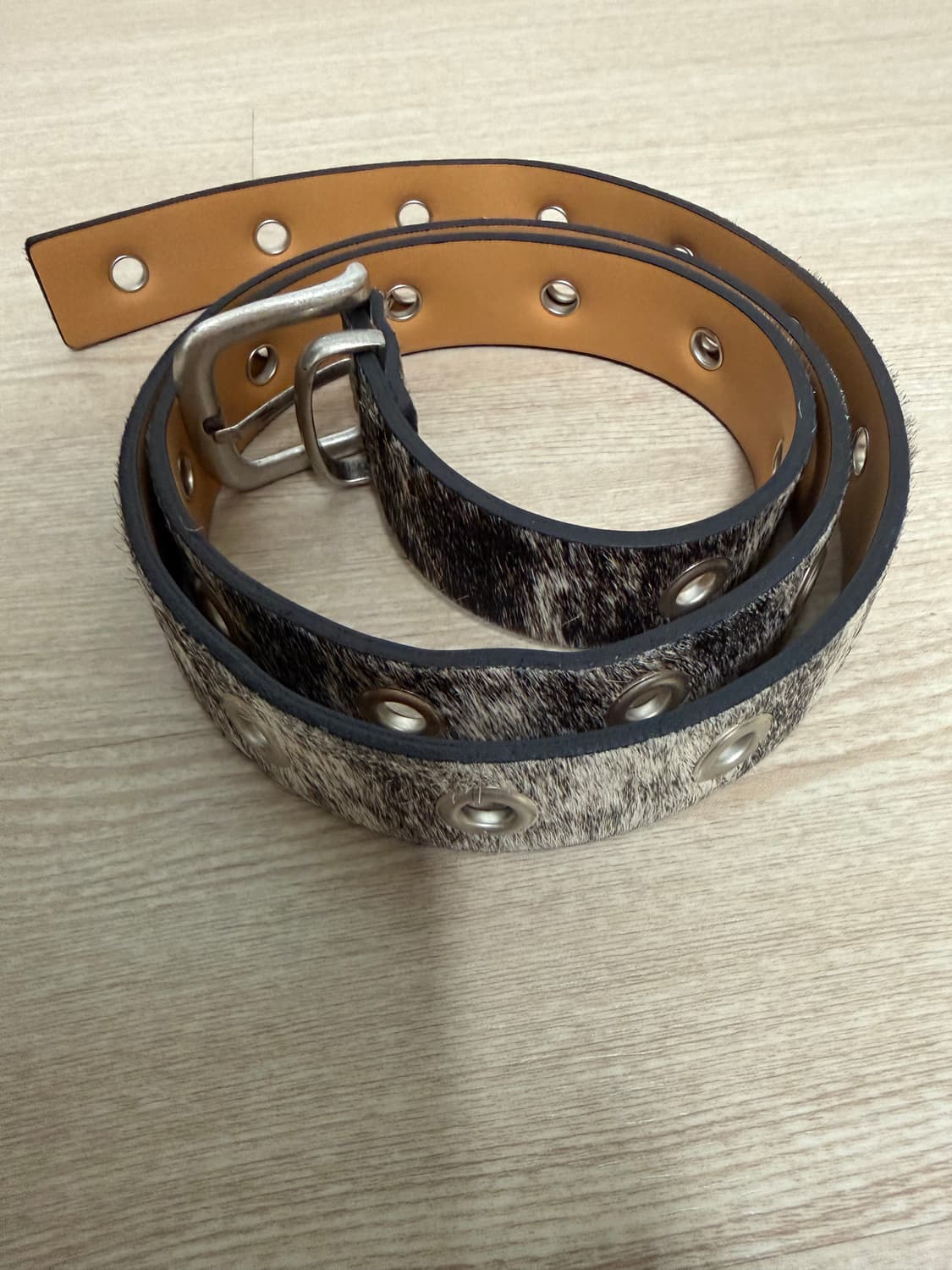 9999 아카이브 송치 벨트 스노우 와이드 상품이미지2