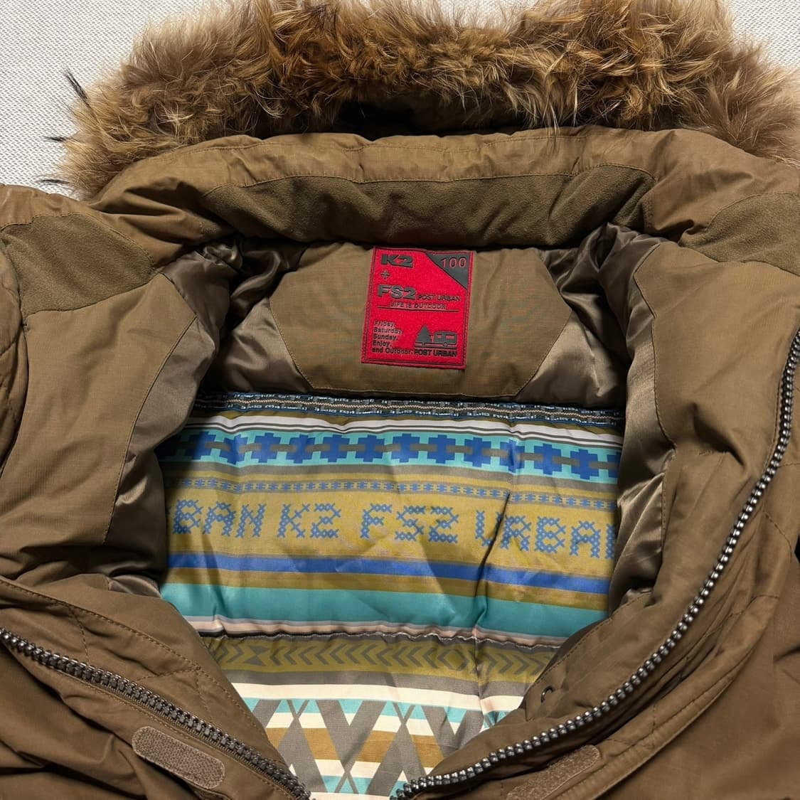 K2 FS2 브라운 야상파카 상품이미지3