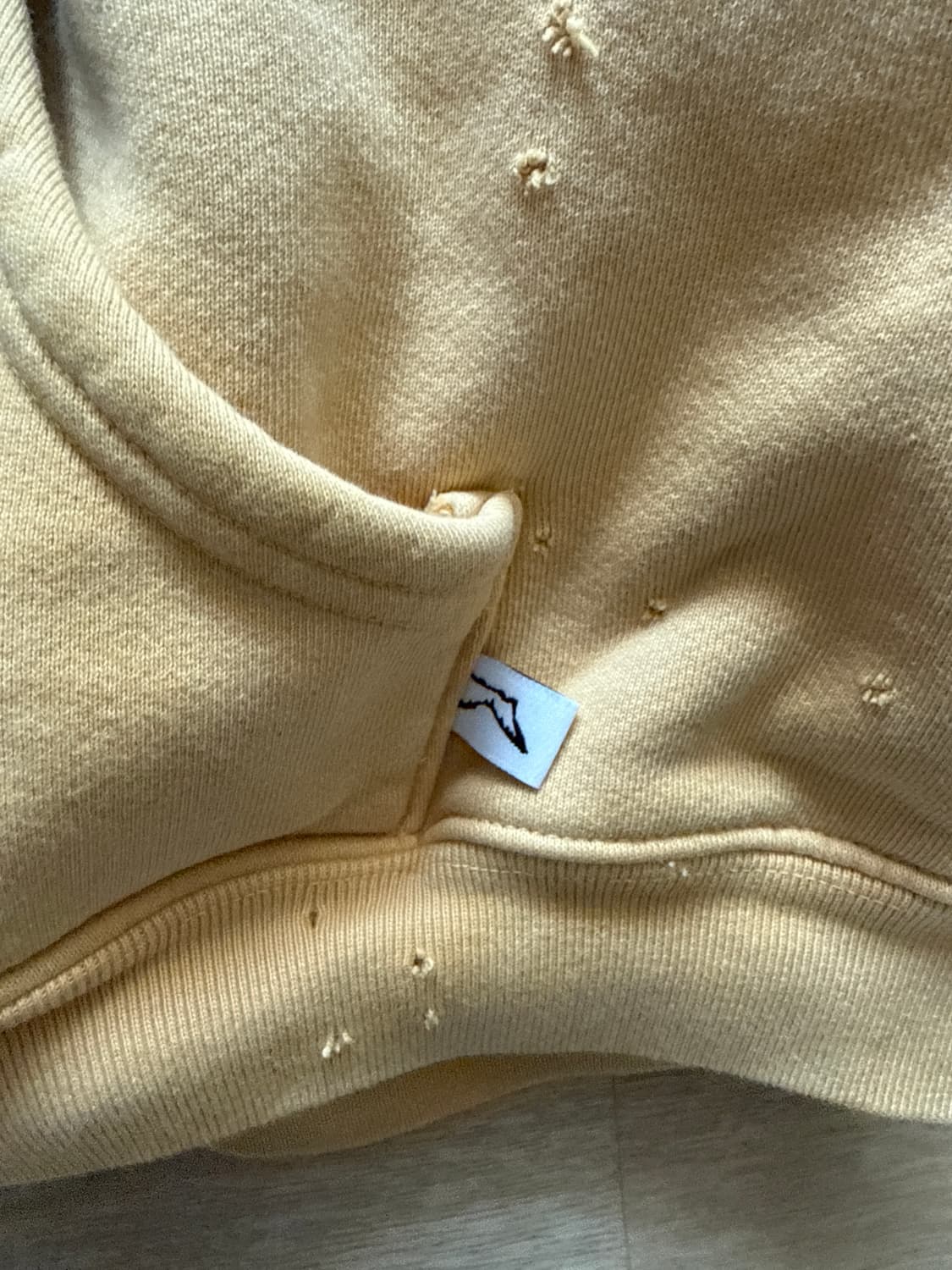 akimbo club Hoodie - Sun Faded Yellow 상품이미지6