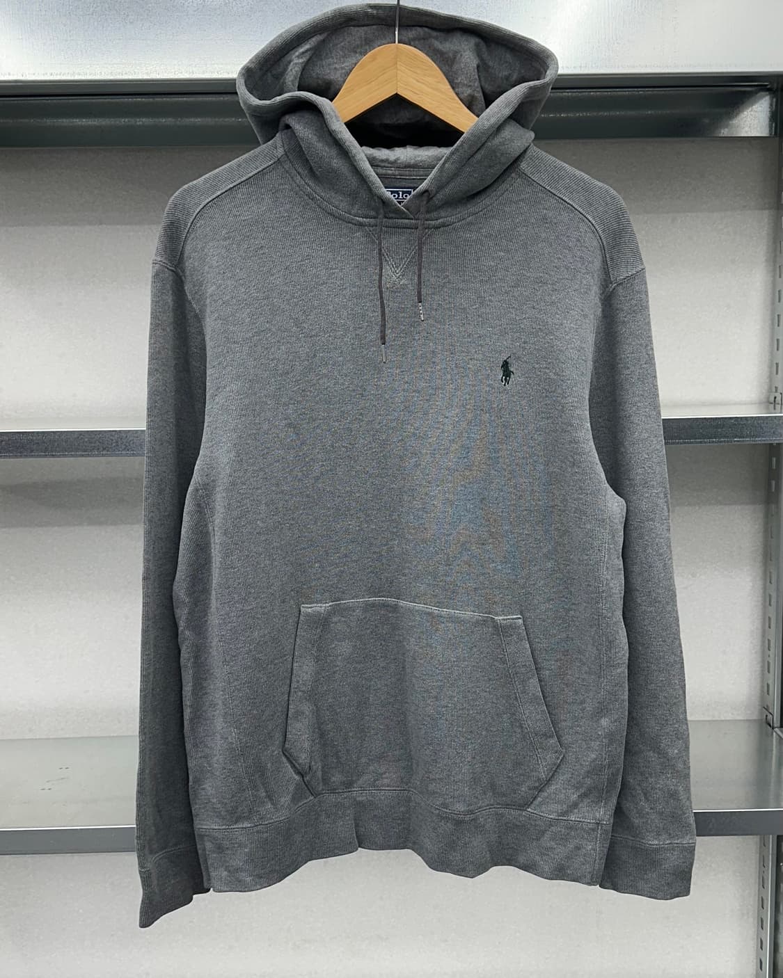 (L)90'S 폴로 니트면 후드-M1700 상품이미지1