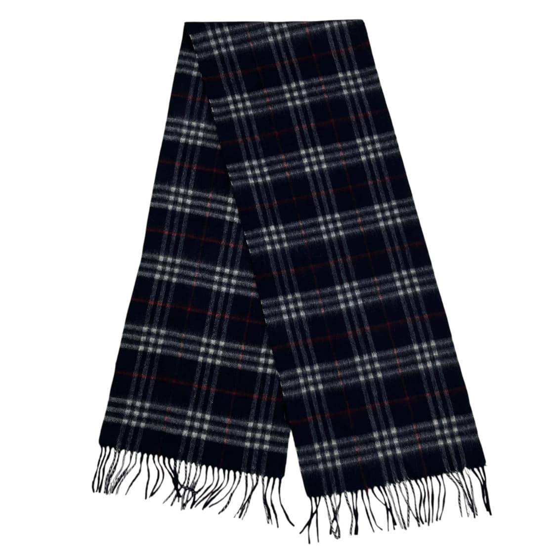 버버리 네이비 노바체크 램스울 머플러 상품이미지4