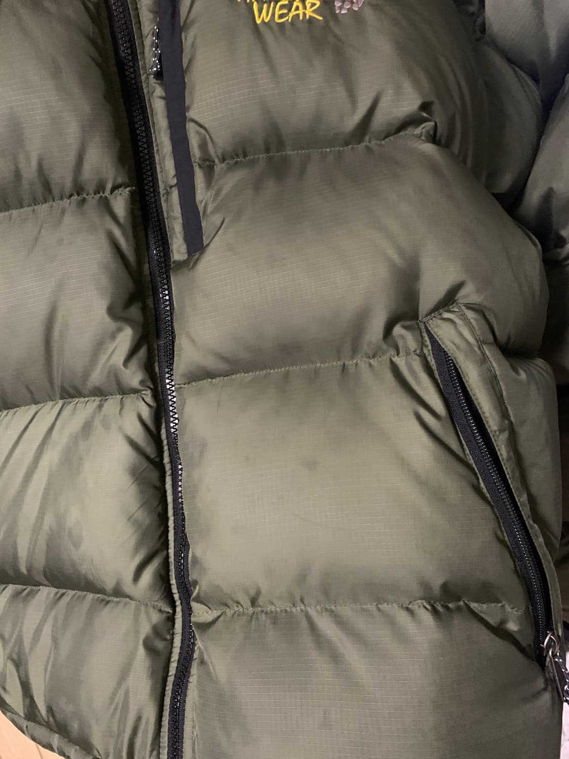 마운틴 하드웨어 OG 서브제로 다운 점퍼 자켓 XL 올리브 상품이미지3