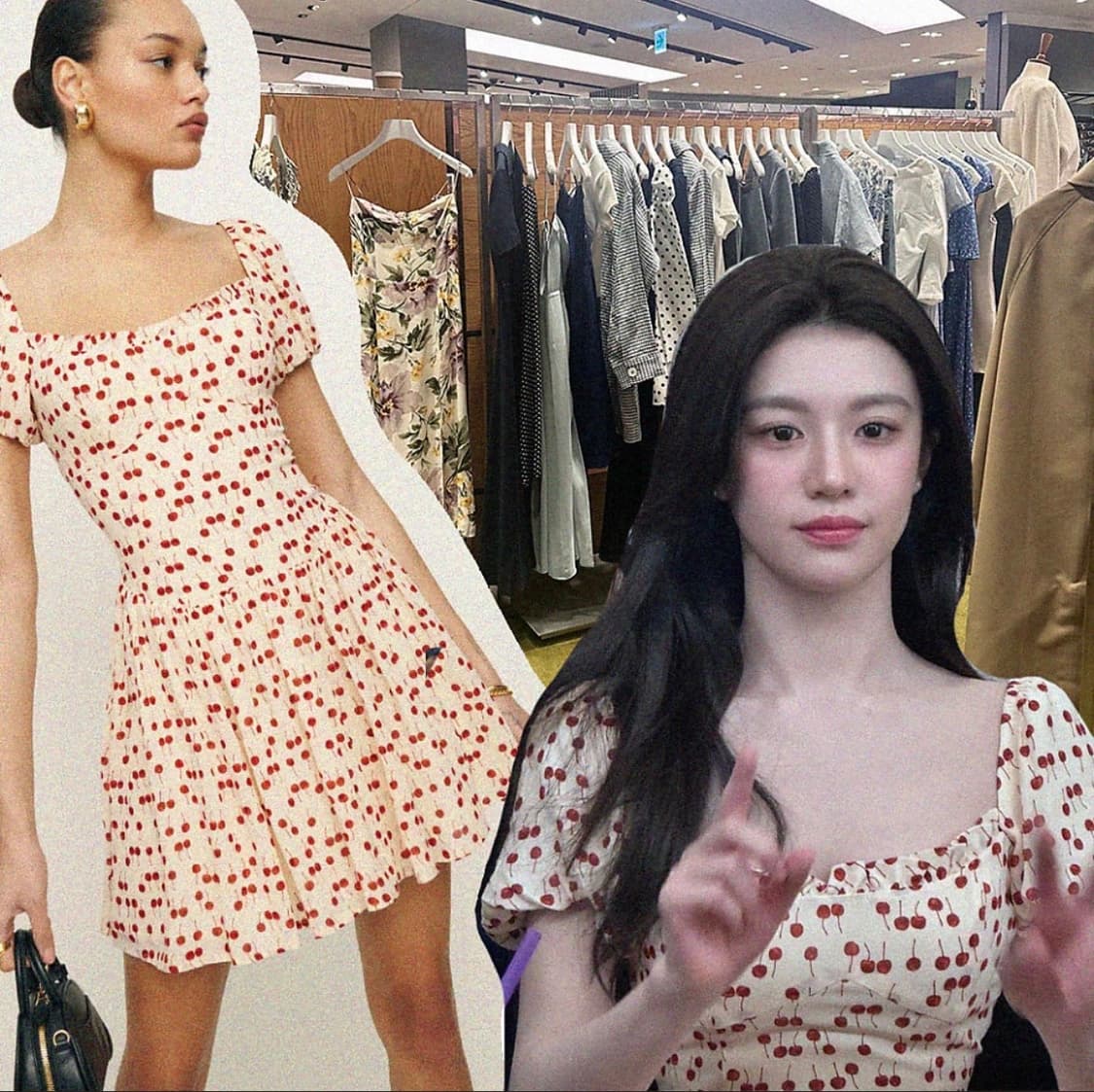리포메이션 플라워 A라인 드레스 (Marielle Dress)  상품이미지1