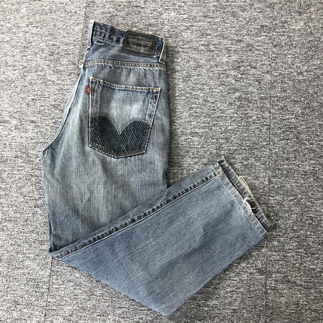 리바이스 빈티지 usa levi 레어템 569 스트레이트 루즈 데님팬츠 상품이미지5