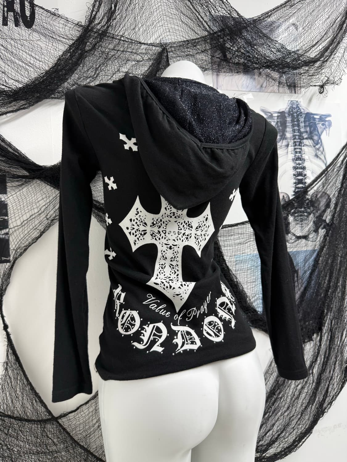00s punk mood printing hoodie longsleeve 상품이미지1