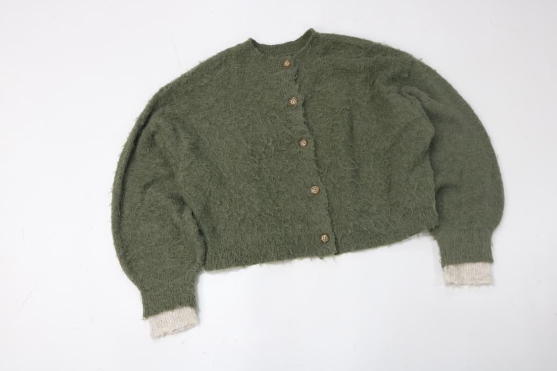 크롭 니트 가디건 상품이미지3