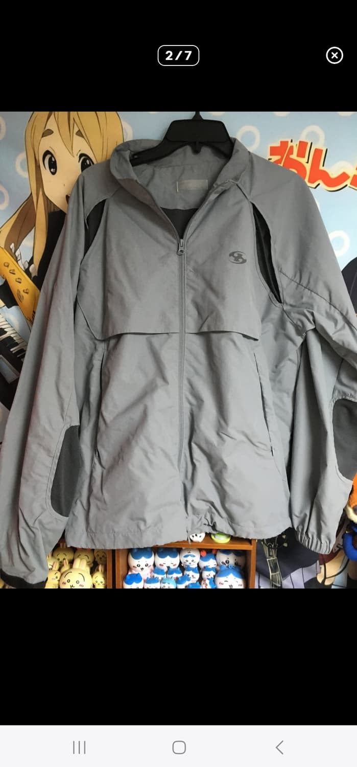 산산기어 슬래시 바람막이 차콜 상품이미지2