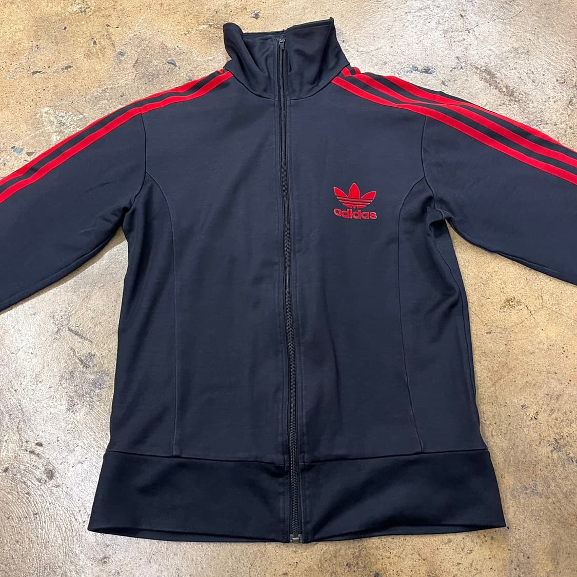 [정품/100] 아디다스 블랙 레드 삼선 져지 트랙탑 b8 상품이미지3