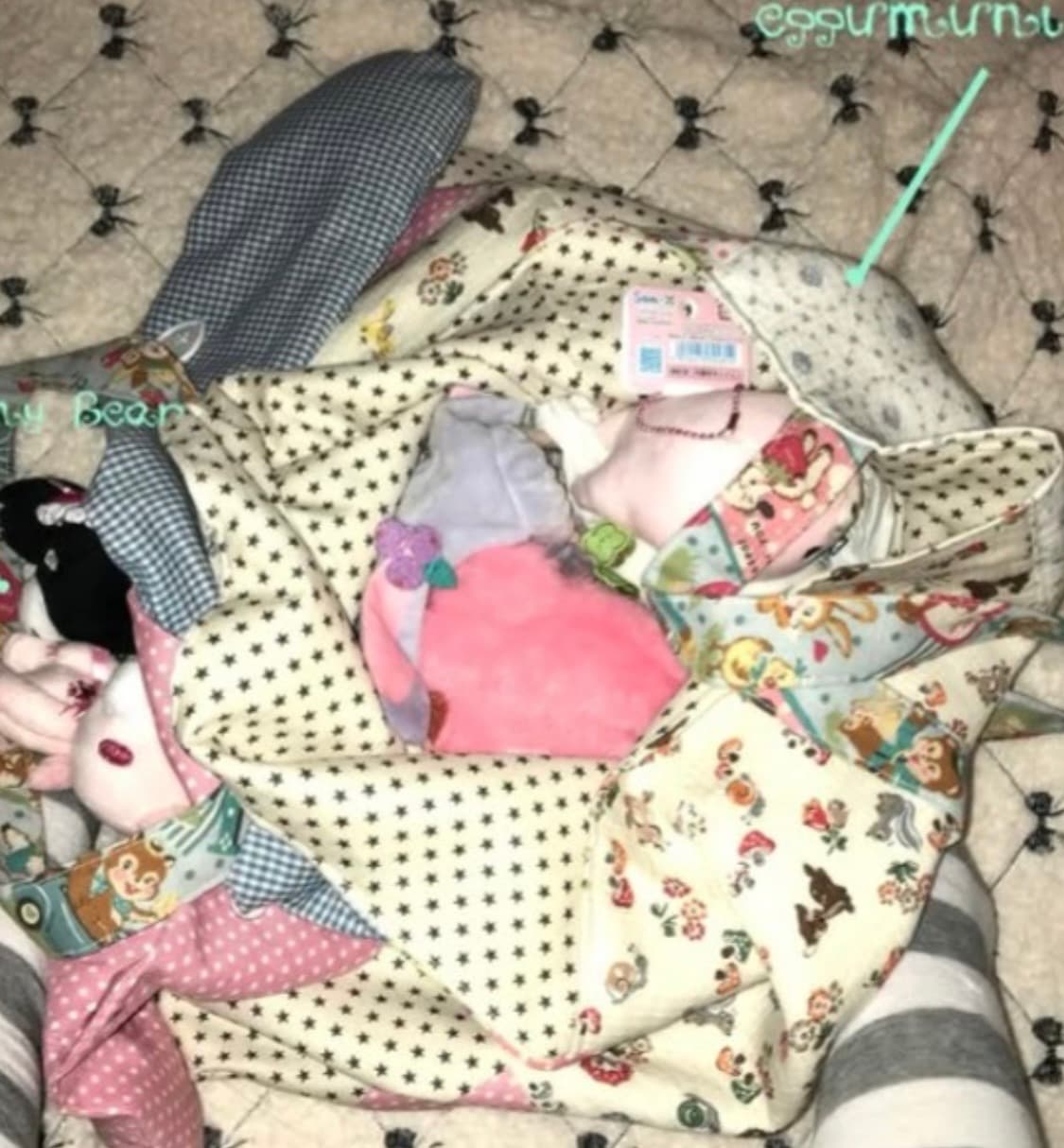 eggu crazy happy reversible tote bag 상품이미지2