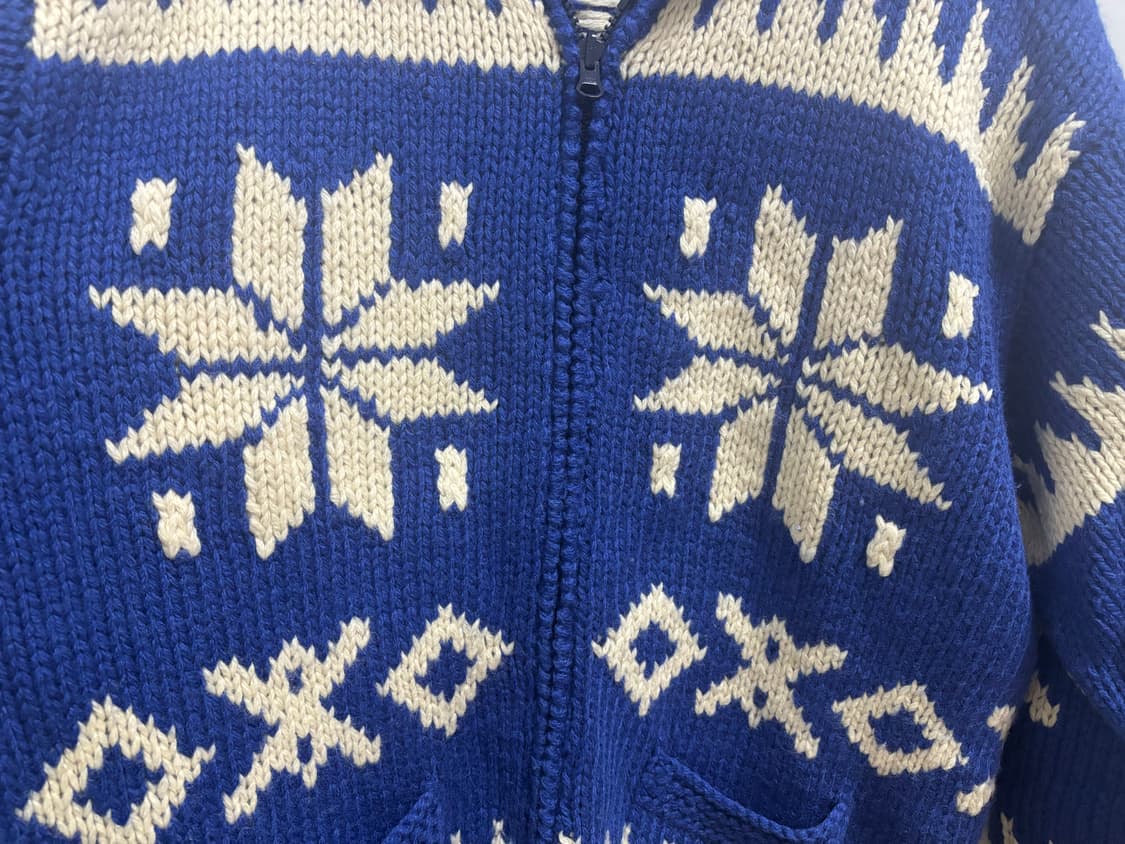 빈티지 겨울 모리걸 노르딕 블루 상품이미지7