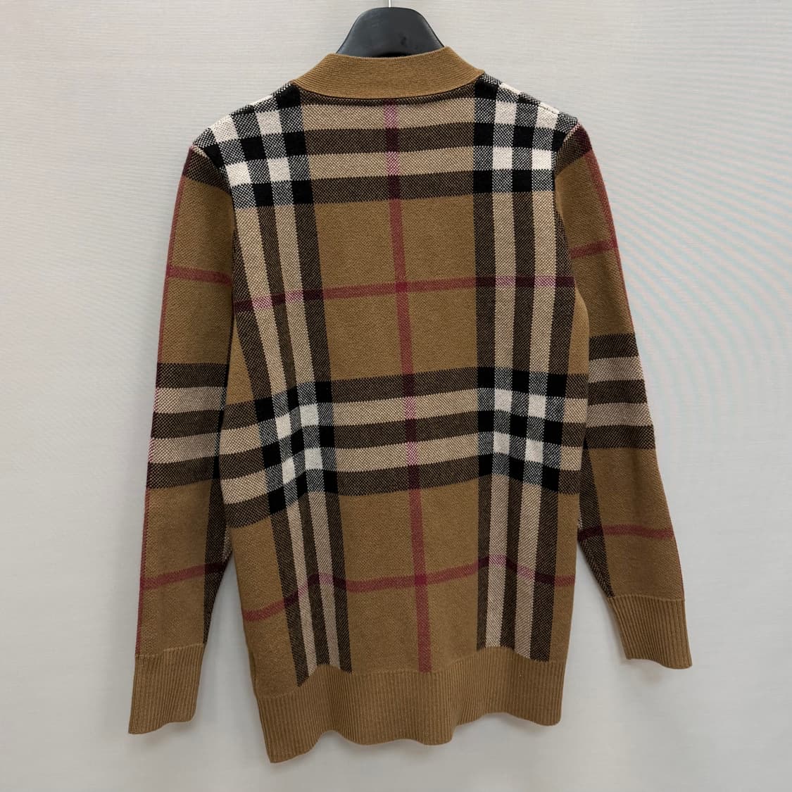 버버리 체크 울 캐시미어 자카드 가디건 ( 55~66 ) 상품이미지6