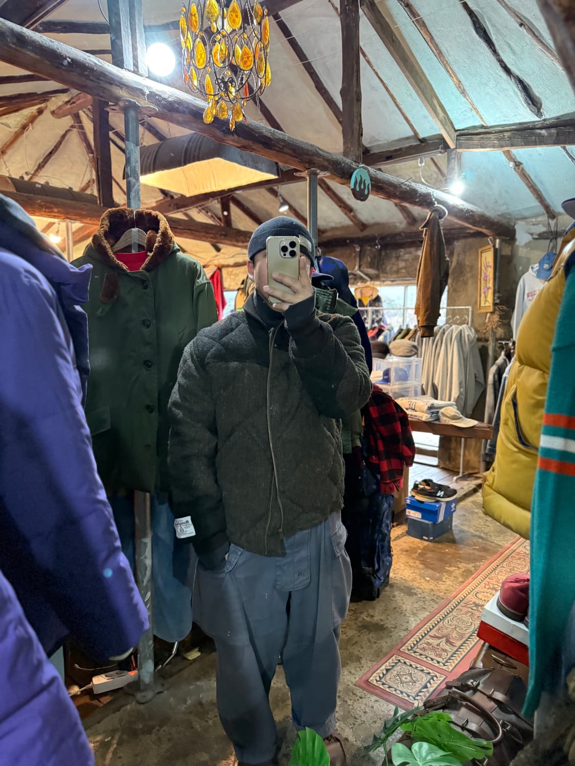 Eddie Bauer x Harris Tweed Skyliner Down 상품이미지9