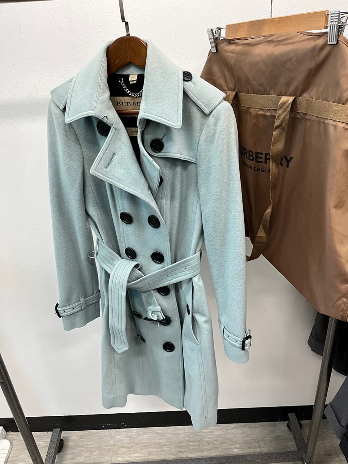 여) 버버리 캐시미어100% 코트  상품이미지1