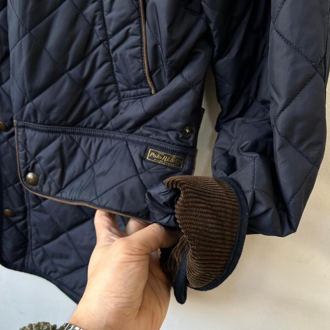 10415 - 폴로 랄프로렌 네이비 퀄팅 자켓 상품이미지4