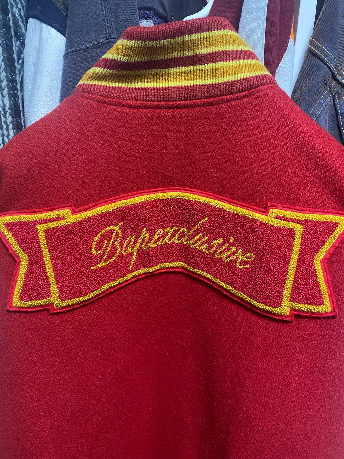 베이프 200개한정판 바시티자켓 상품이미지7