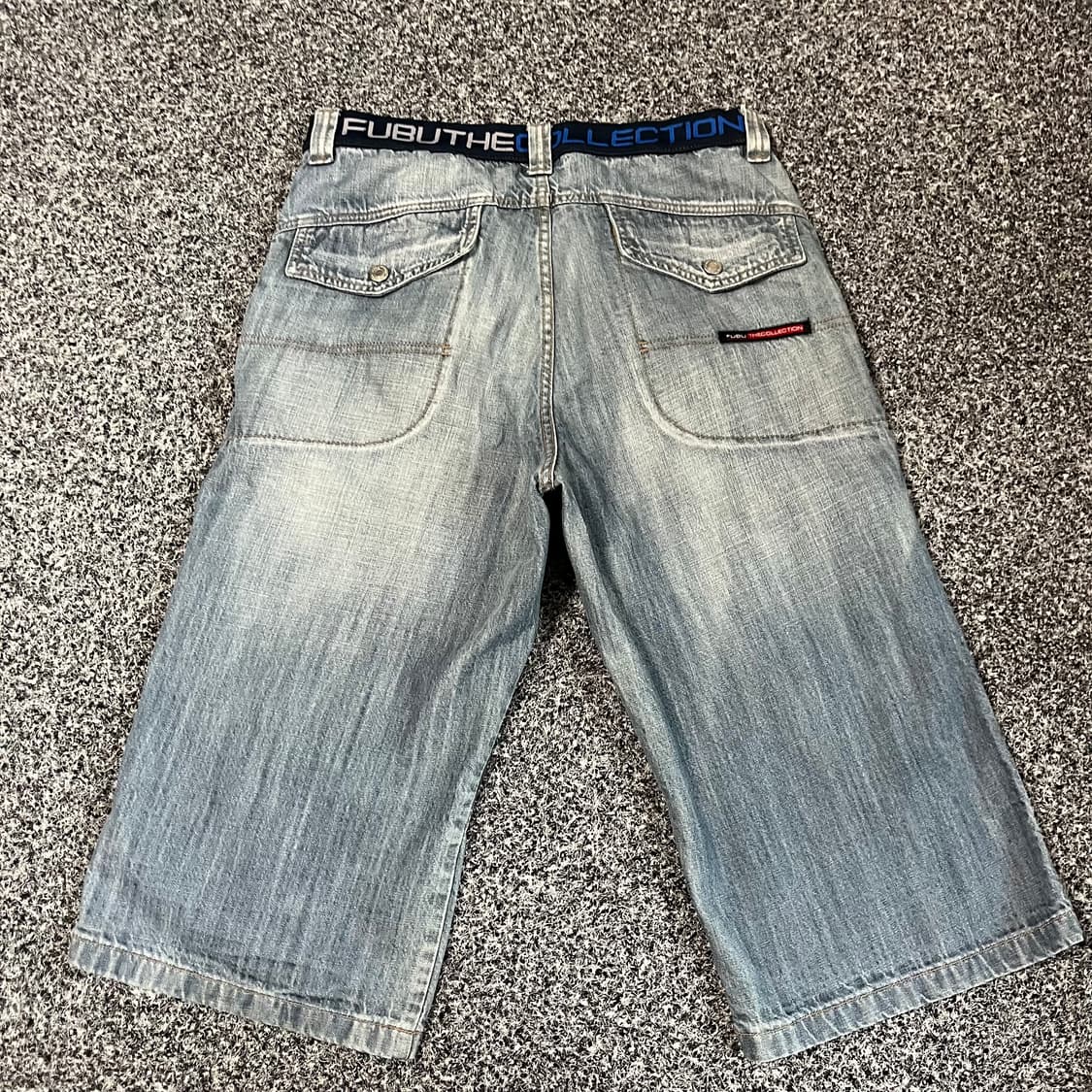 vintage y2k FUBU 더꼴렉숀 버뮤다 팬츠  상품이미지2