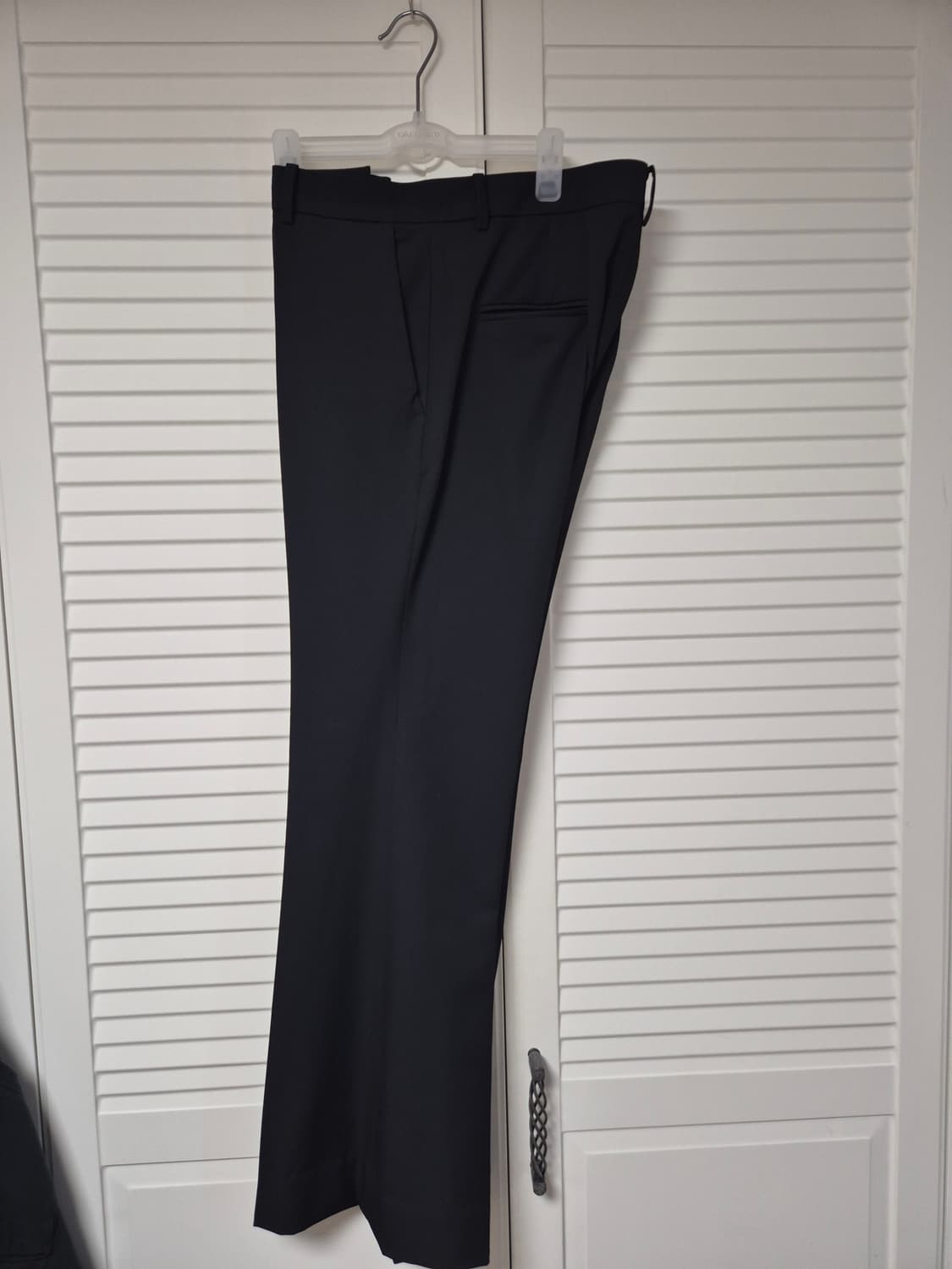 (48)엘무드 잔느 플레어 슬랙스 블랙 상품이미지2