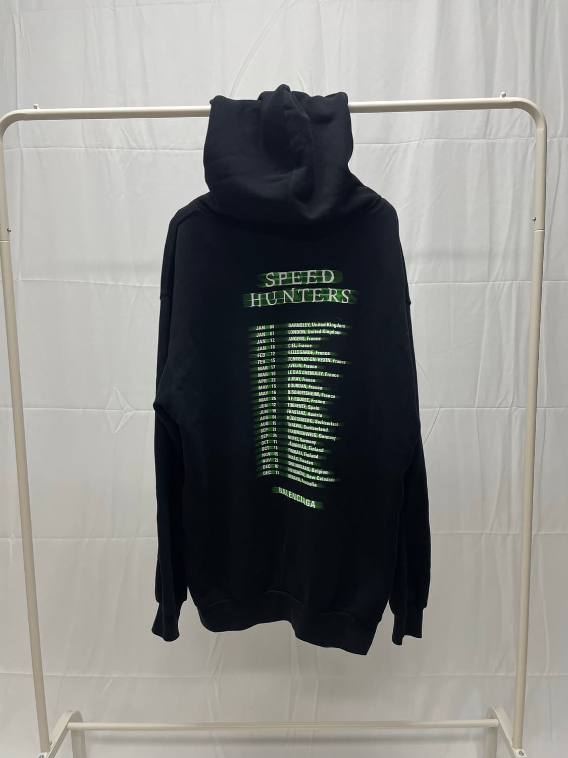 [백화점판] 발렌시아가 한정판 스피드헌터 로고 후드집업 자켓 [m] 상품이미지2