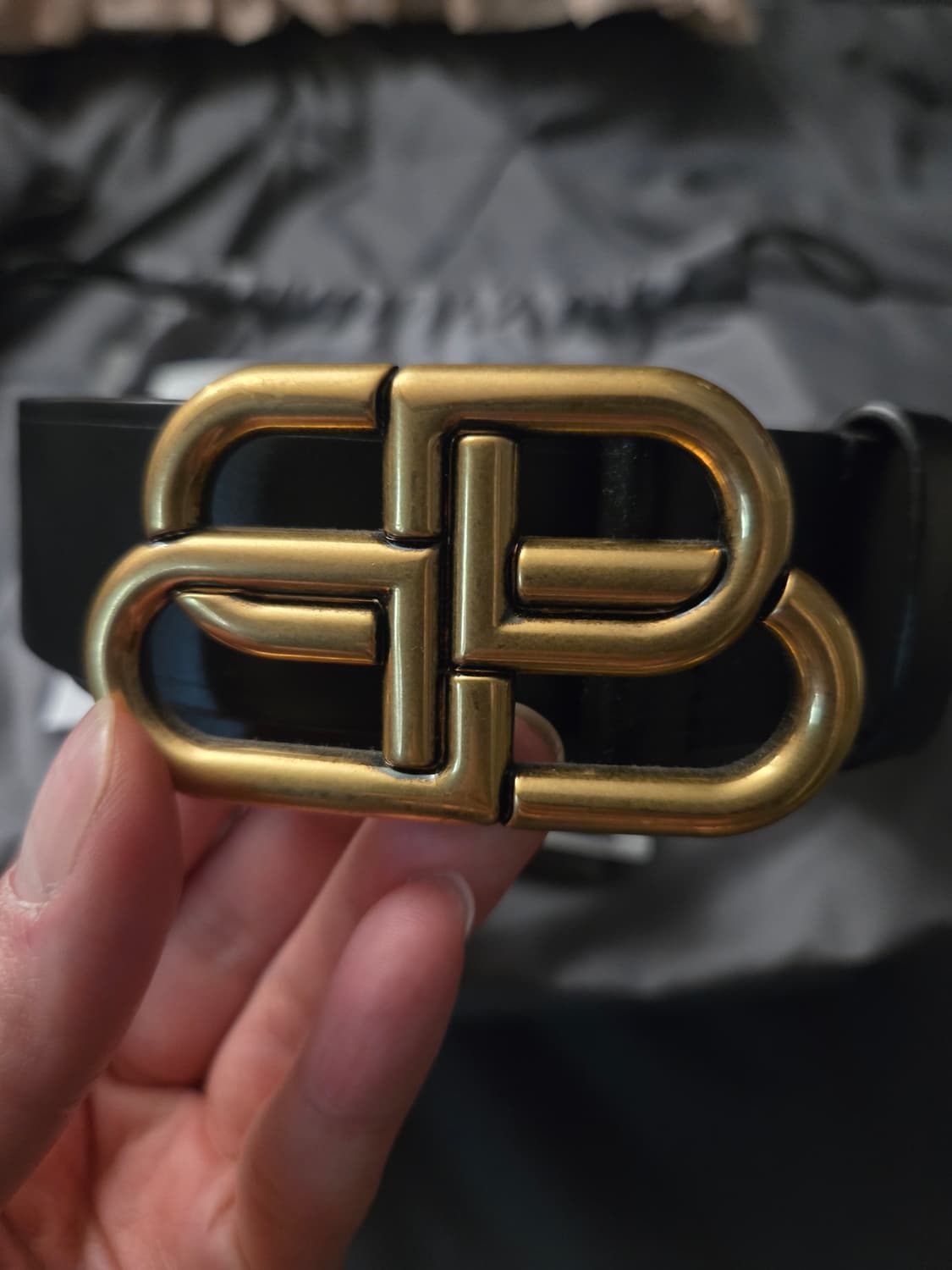 발렌시아가 BB로고 벨트 90CM 상품이미지2